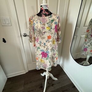 Floral Multicolor Women's Dress